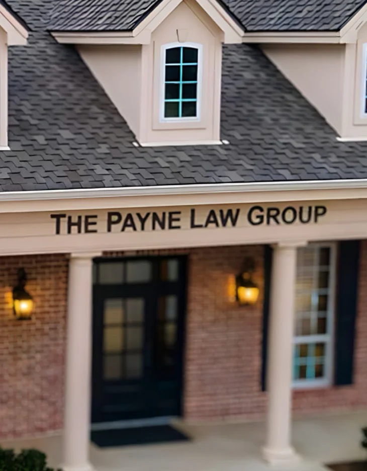 Exterior of the The Payne Law Group office in Bryan
